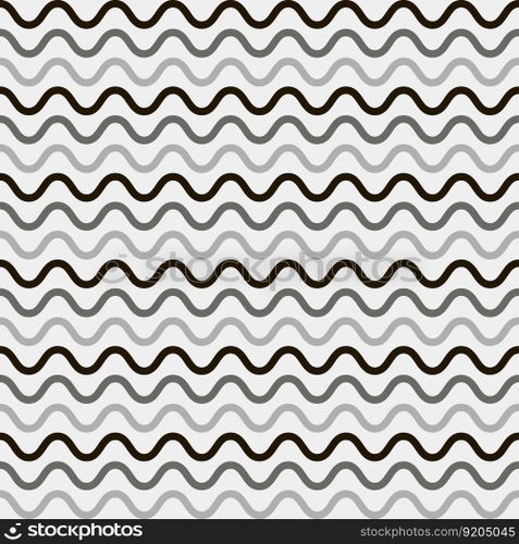 Vector pattern with lines and waves