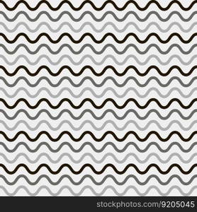 Vector pattern with lines and waves