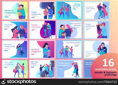Vector people character. Friends and couple hugging, walking and spend time tygether. Colorful flat concept illustration.. Vector people character. Friends and couple hugging, walking and spend time tygether. Colorful flat