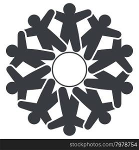 vector people friendship icon