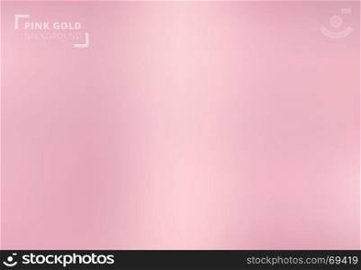 Vector pink gold background. Rose Gold metallic texture for print, ad, magazine, poster, brochure, leaflet, website