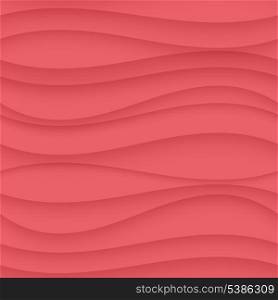 Vector Pink pastel seamless Wavy background texture.