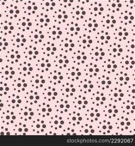 vector pink polka dot pattern background