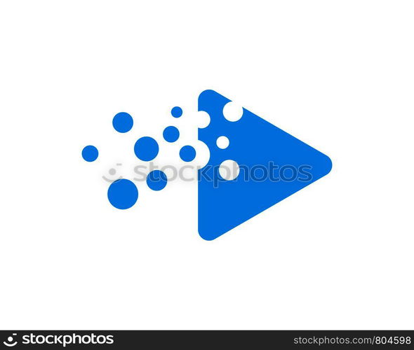 Vector play button icon