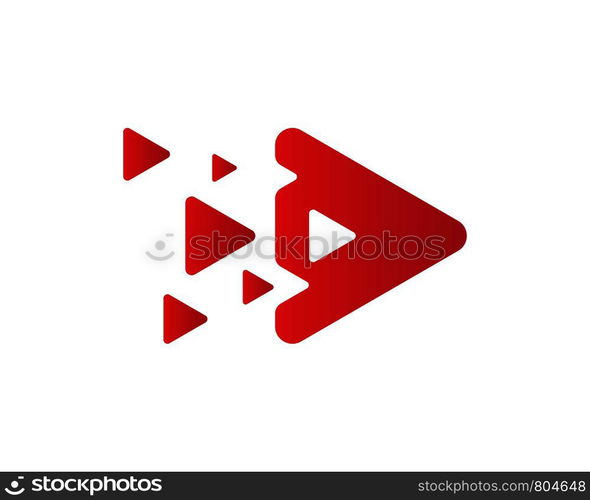 Vector play button icon
