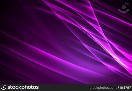 Vector polar lights concept background. Vector polar lights concept, glowig shapes in the dark, abstract background