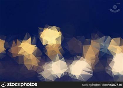 Vector polygonal pattern, which consist of triangles. Geometric background in Origami style with gradient. Triangular design for your business.