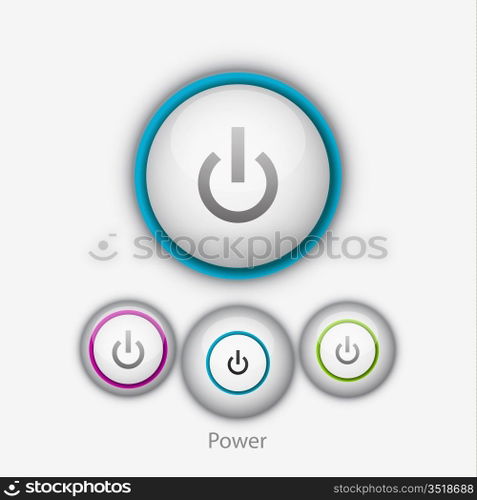 Vector power button