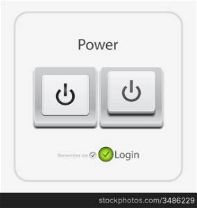 Vector power key