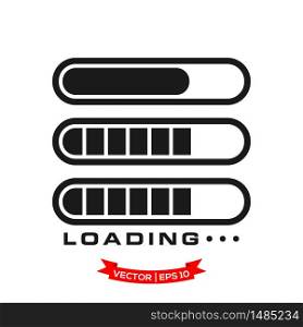 vector progress loading bar, loading icon, loading illustration
