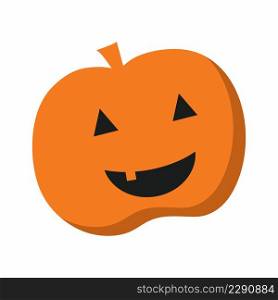 Vector pumpkin icon. illustration for Halloween holiday on October 31.
