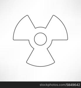 Vector radiation symbol