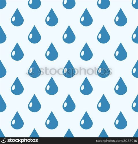 Vector rain seamless background. Vector rain seamless background in blue and white color illustration