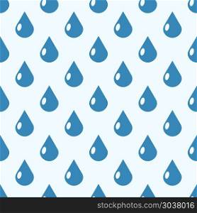 Vector rain seamless background. Vector rain seamless background in blue and white color illustration