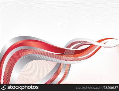 ""Vector red and silver background; clip-art""