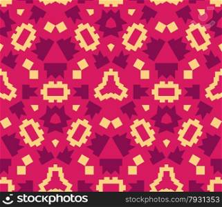 vector red orange color abstract geometric seamless pattern&#xA;