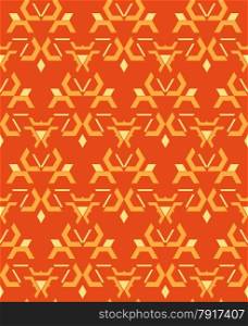 vector red orange yellow color abstract geometric seamless pattern&#xA;