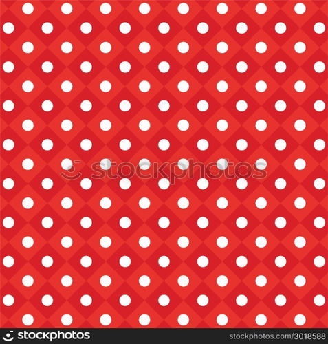 vector red polka dot checkered pattern background
