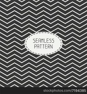 Vector retro chevron zigzag stripes geometric seamless pattern. Vintage hipster striped. For wallpaper, web page background, blog. Stylish graphic texture for your design.