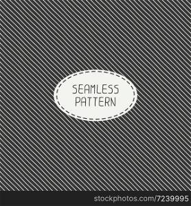 Vector retro diagonal stripes seamless pattern. Vintage hipster striped. For wallpaper, pattern fills, web page background, blog. Stylish texture.