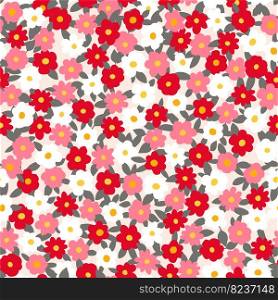 Vector Retro V∫a≥Festive Abstract Seasonal Floral Seam≤ss Surface Pattern for Products, Fabric or Wrapπng Paper Pr∫s.