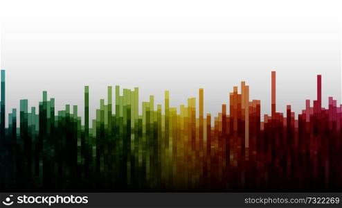 Vector rhythmic colorful rectangle tiles, EPS10 with transparency. Abstract geometric composition with copy space. Place for text. Background for presentation. Digitally wallpaper.. vector colorful tiles