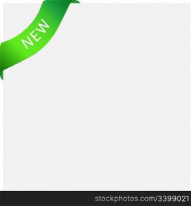 Vector ribbon label for web design use