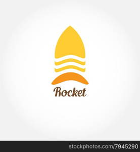 Vector rocket logo symbol. Rocket logotype icon for your buisiness.. Vector rocket logo symbol. Rocket logotype icon for your buisiness