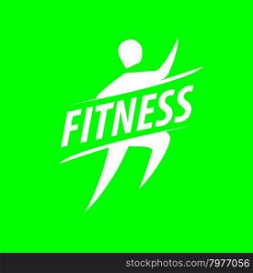vector running man logo for fitness club