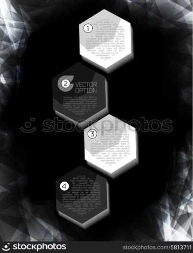 Vector Sample background for options. Design modern template can be used for brochure, banners or website layout vector.