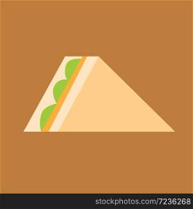 vector sandwich flat design