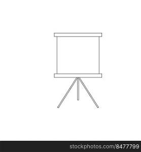 vector school chalk board - blackboard or chalkboard illustration, Education icon