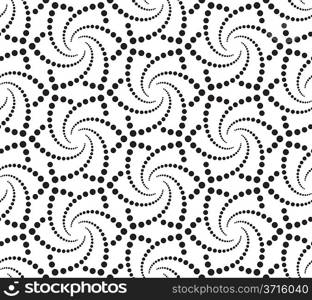 Vector Seamlees Abstract Monochrome Wallpaper