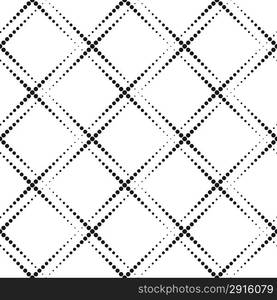 Vector Seamlees Monochrome Geometric Pattern