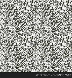 vector seamless abstract background with dots, monochrome, 4 clipping mask