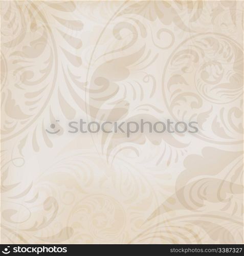 vector seamless abstract floral vintage background, clipping mask, eps10, gradient mesh