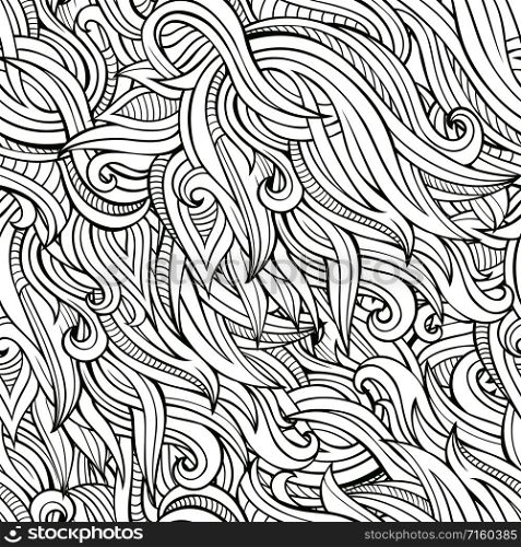 Vector seamless abstract nature pattern. Endless background.. Vector seamless abstract nature pattern