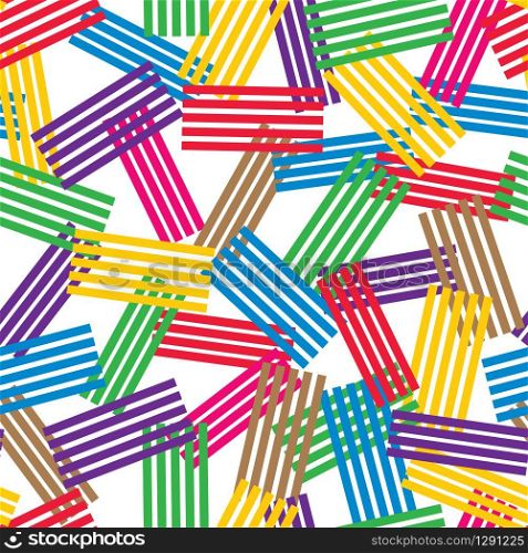 vector seamless background pattern. texture of abstract colorful stripes