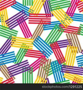 vector seamless background pattern. texture of abstract colorful stripes