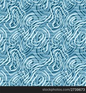 vector seamless background with abstract blue crease marks, clipping masks