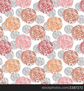 vector seamless background with bright clews,clipping mask