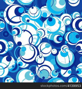 vector seamless background with circles