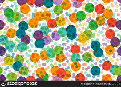Vector seamless color pattern for backgrounds, textures, textiles and packaging, for design and decoration