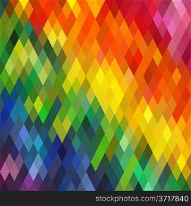 Vector Seamless Colorful Rhombus Pattern