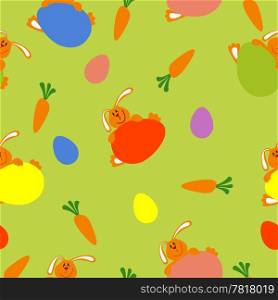Vector seamless easter background