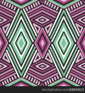 Vector Seamless Ethnic Pattern