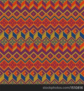 Vector seamless ethnic pattern. Tribal seamless texture. Vintage ethnic seamless backdrop. Boho style. Mustard, orange and blue colors. Vector illustration.. Vector seamless ethnic pattern. Tribal seamless texture. Vintage ethnic seamless backdrop. Boho style. Mustard, orange and blue colors.