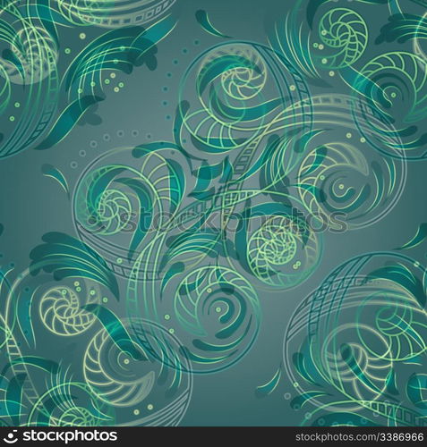 vector seamless floral background . clipping masks, eps10