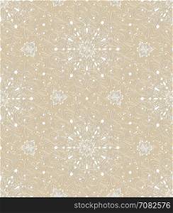 Vector Seamless Floral Lacy Pattern