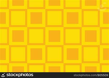 Vector seamless geometric pattern. Shaped sqaures in dark and light yellow colors.